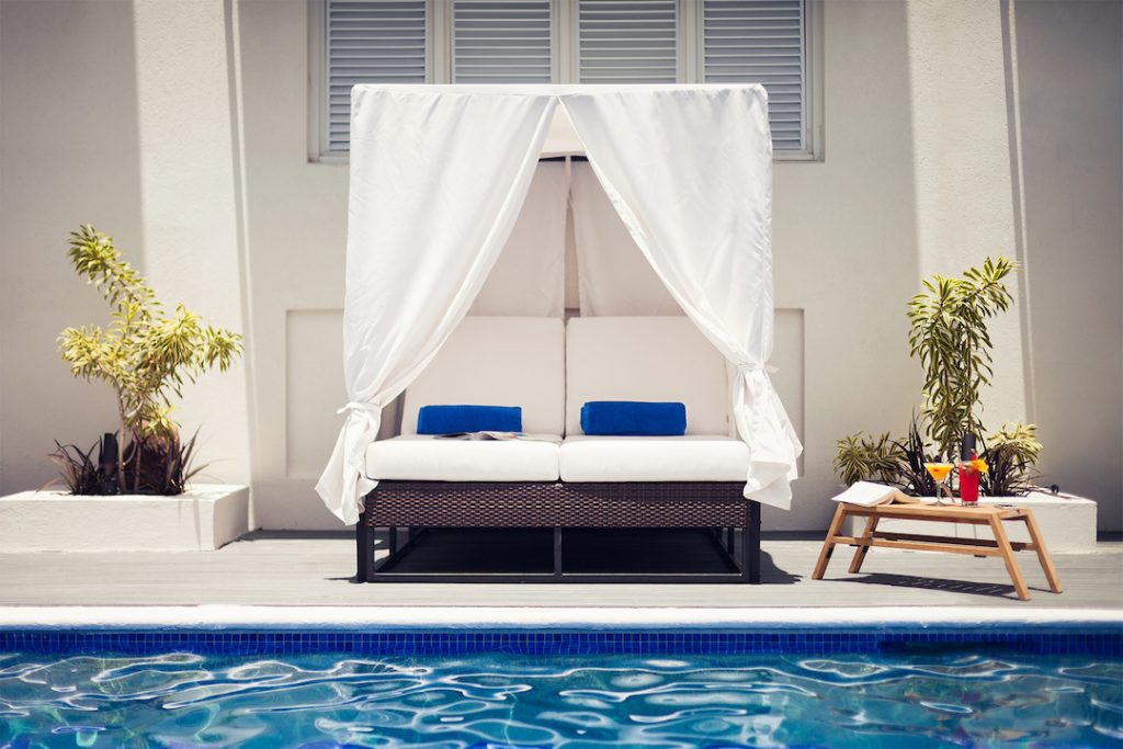 Waves Elegant Hotels Lounger and Pool