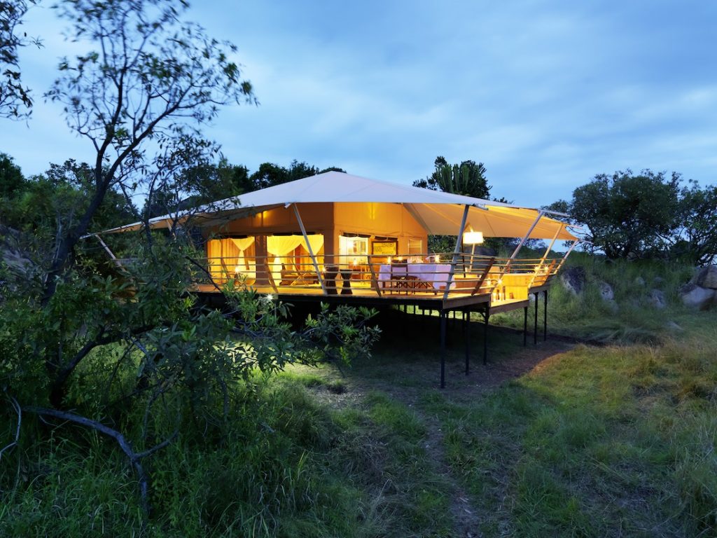 Serengeti Bushtops Camp Private Tent
