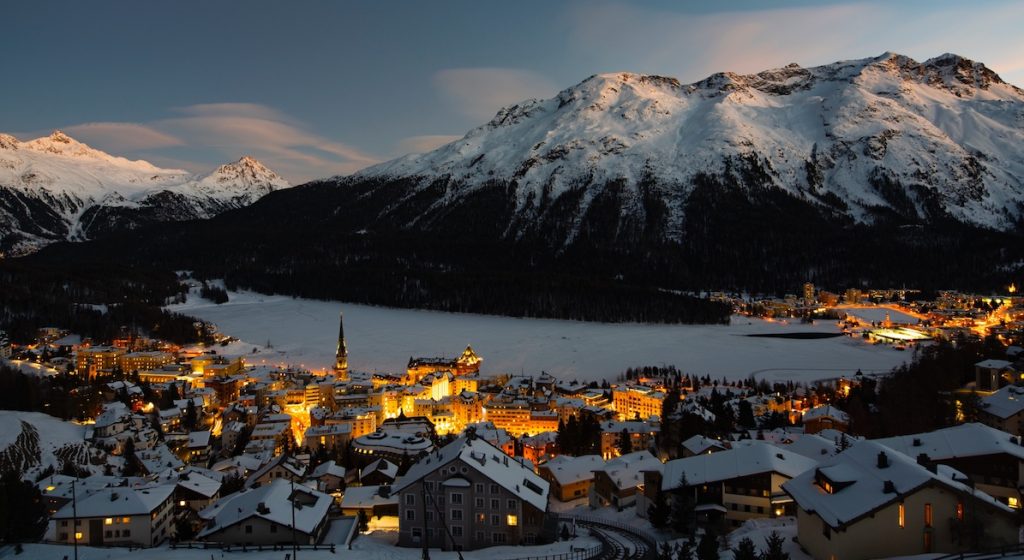 St. Moritz Town Lights
